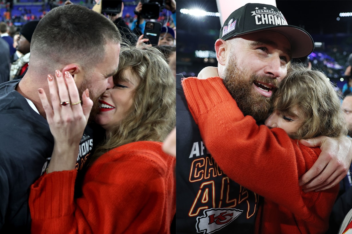 男友球隊打入 Super Bowl,Taylor Swift 跟 Travis Kelce 上演猶如電影般浪漫一幕