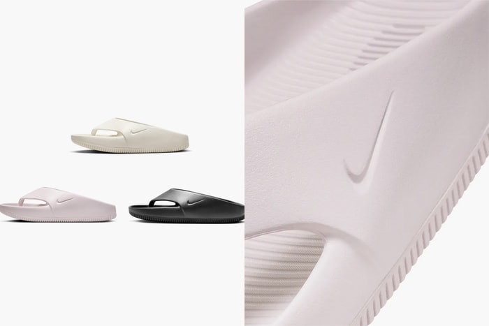 等了半年終於要上架?Nike 公開 Calm Flip Flop 細節照,三個配色一次看!