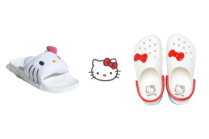Hello Kitty 可愛五十週年了!Crocs、adidas 分別推出拖鞋,你收哪一雙?
