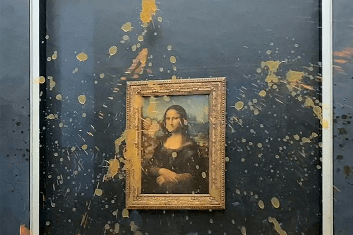 這已經是第 5 次⋯《蒙娜麗莎》又被攻擊,這次是用湯!