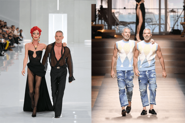 Dsquared2 aw24 menswear fashion-twins 2024-fashion-week