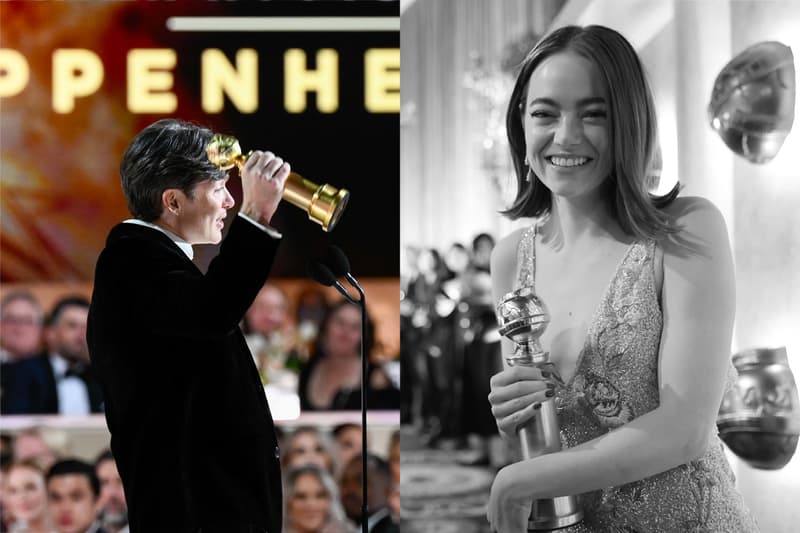 Golden Globe Awards 2024 winner nominations reveal full list emma stone cillian murphy