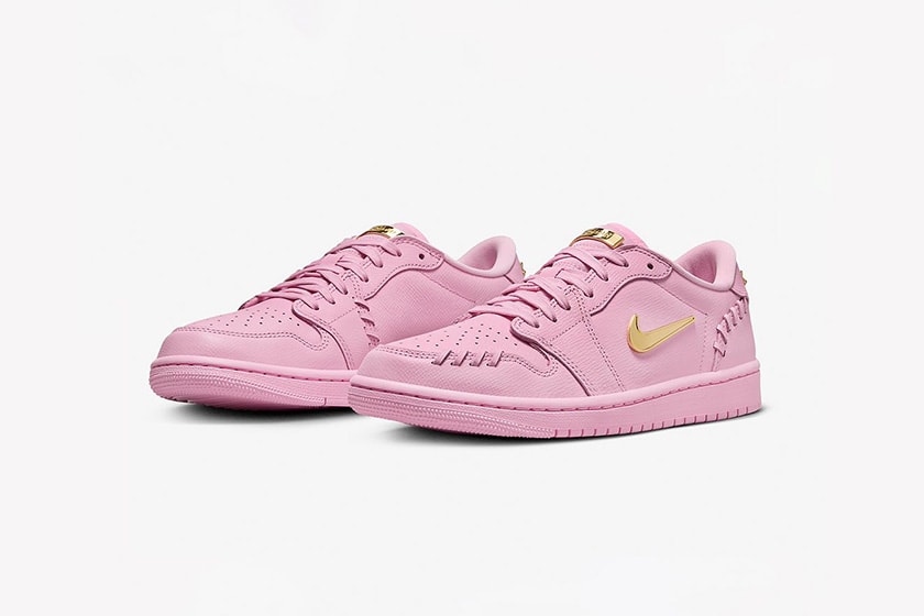 Nike Womens Air Jordan 1 Low Perfect Pink INFO