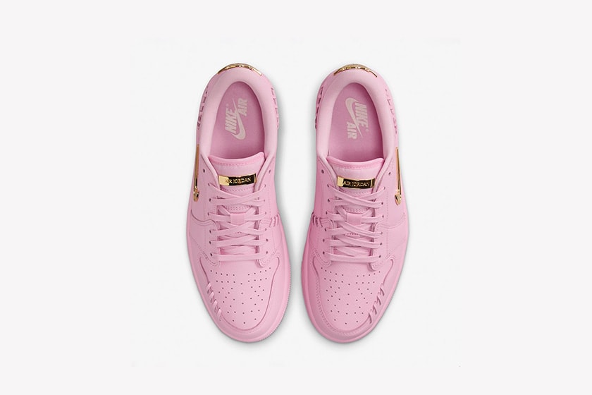 Nike Womens Air Jordan 1 Low Perfect Pink INFO