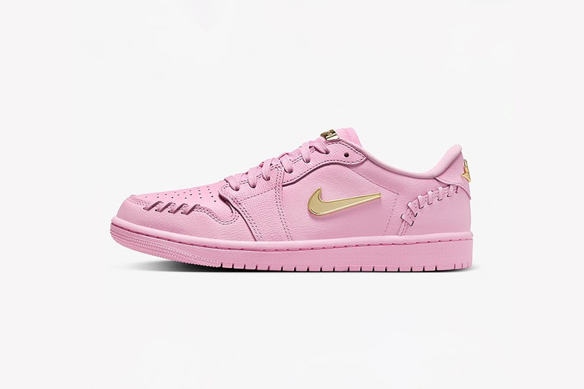 Nike Womens Air Jordan 1 Low Perfect Pink INFO