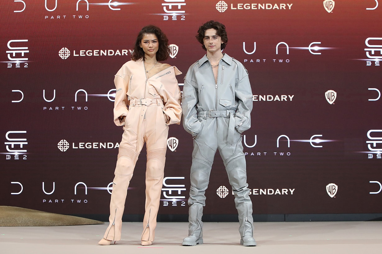 timothee chalamet Zendaya Juun.J Dune Part Two korea