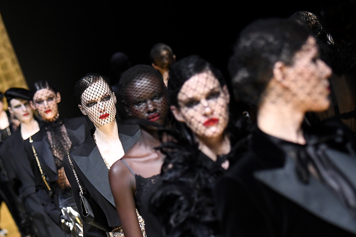 moon ga young Dolce Gabbana Fall Winter 2024 Milan Fashion Week