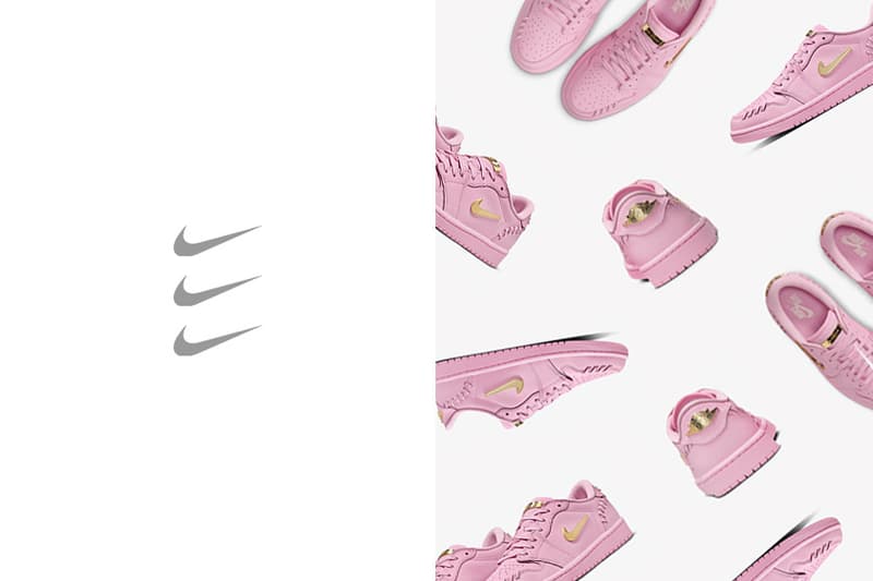 Nike Womens Air Jordan 1 Low Perfect Pink INFO