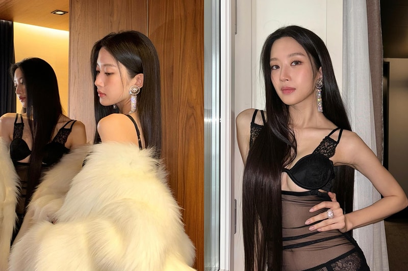 moon ga young Dolce Gabbana Fall Winter 2024 Milan Fashion Week 