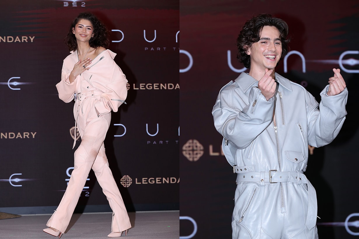 timothee chalamet Zendaya Juun.J Dune Part Two korea