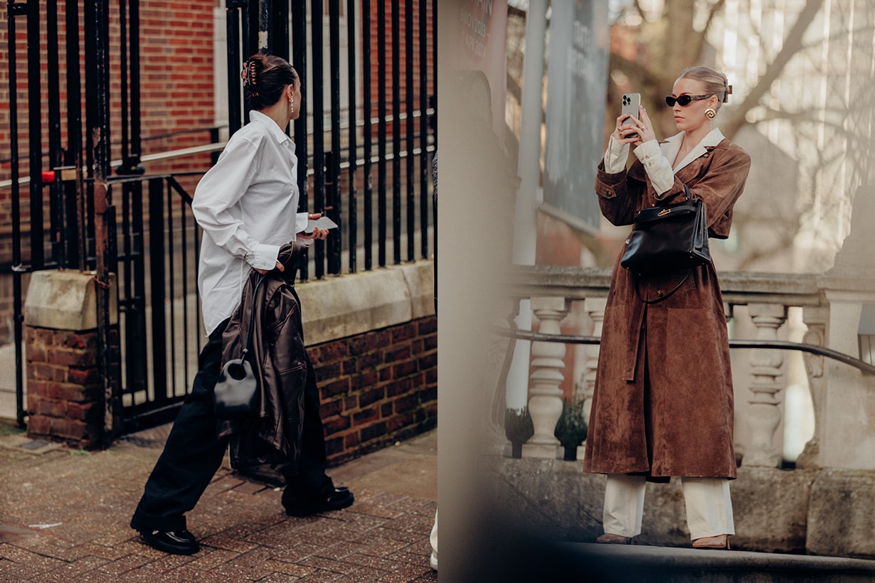 LFW 2024 london fashion week fw24 street style Streetsnaps