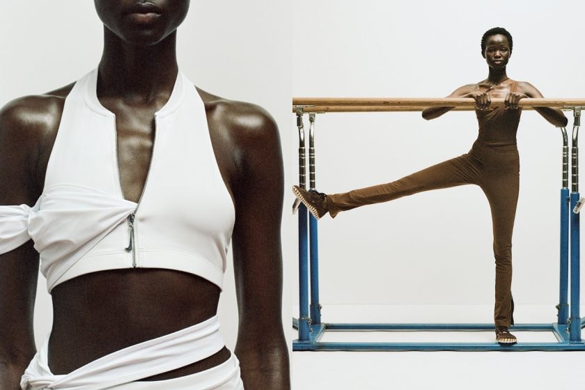 Jacquemus + Nike collection 2024 spring bag cloth legging sports bra dress