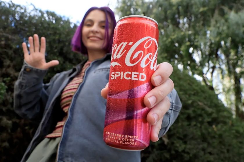 coca-cola spiced new flavor rasberry fresh