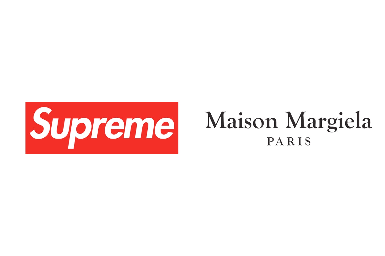 supreme Maison Margiela collabration box logo 2024