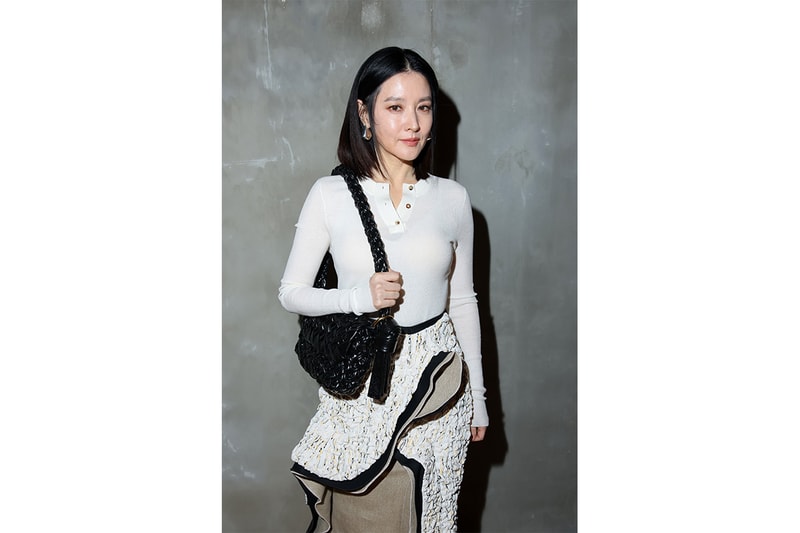 Lee young ae bottega veneta milan fashion week look airport show 