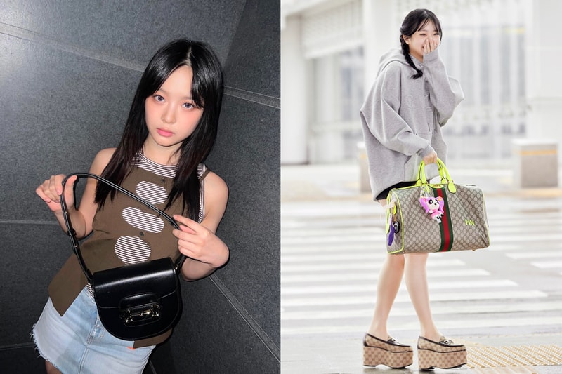 GUCCI 2024 秋冬女裝時裝秀要來了！NewJeans Hanni 前往觀秀的機場穿搭，來自於 GUCCI 最新 2024 春夏女裝系列服飾