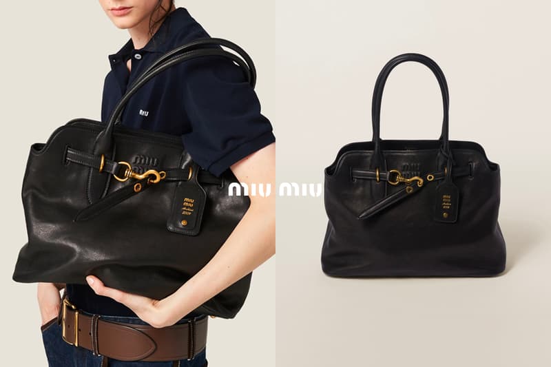 Miu Miu Nappa 皮革手袋:大尺寸手袋擠回排行榜,毫不費力的率性讓人等不及了!
