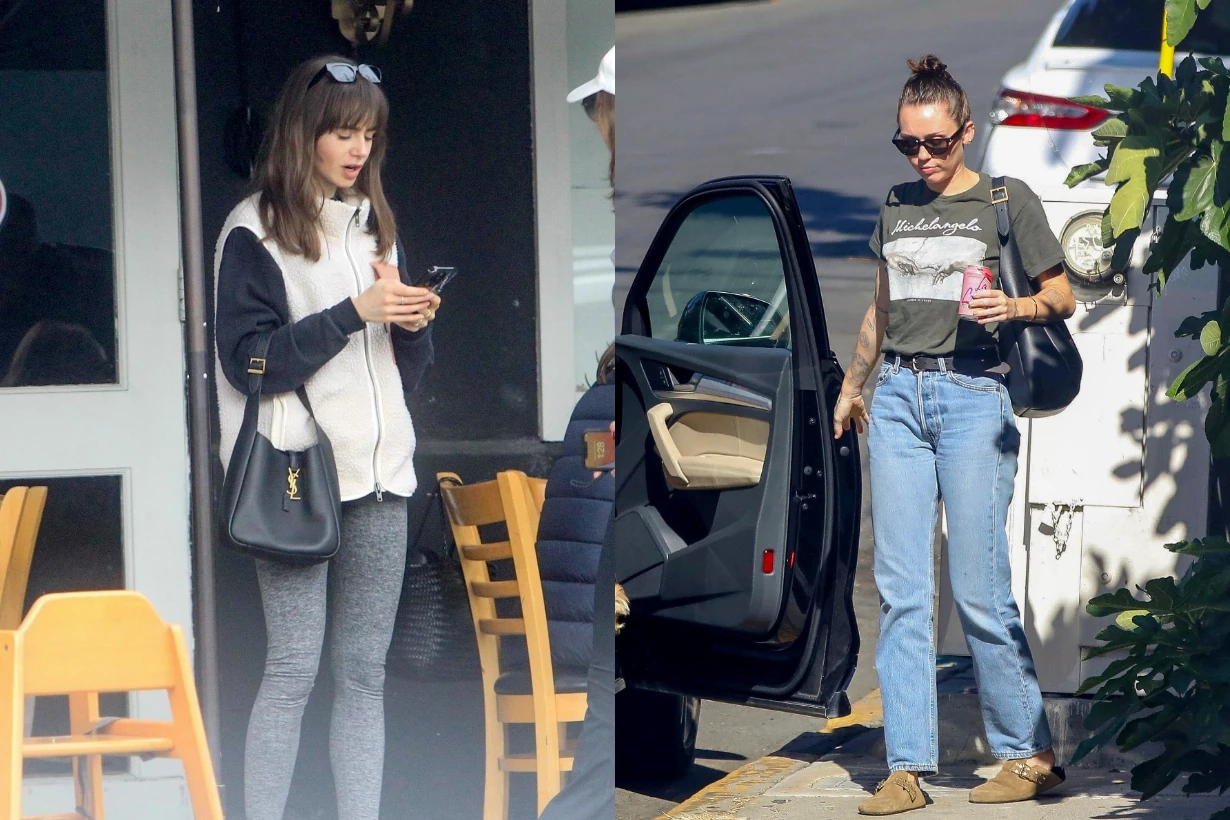 Saint Laurent 手袋 Rosé Taylor Swift Hailey Bieber 水原希子 Handbag Lily Collins Miley Cyrus 水桶包 Bucket Bag Le 5 À 7