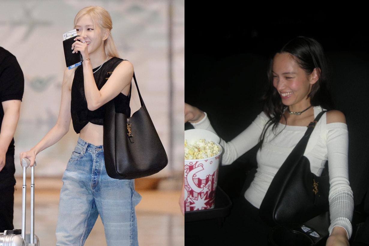 Saint Laurent 手袋 Rosé Taylor Swift Hailey Bieber 水原希子 Handbag Lily Collins Miley Cyrus 水桶包 Bucket Bag Le 5 À 7