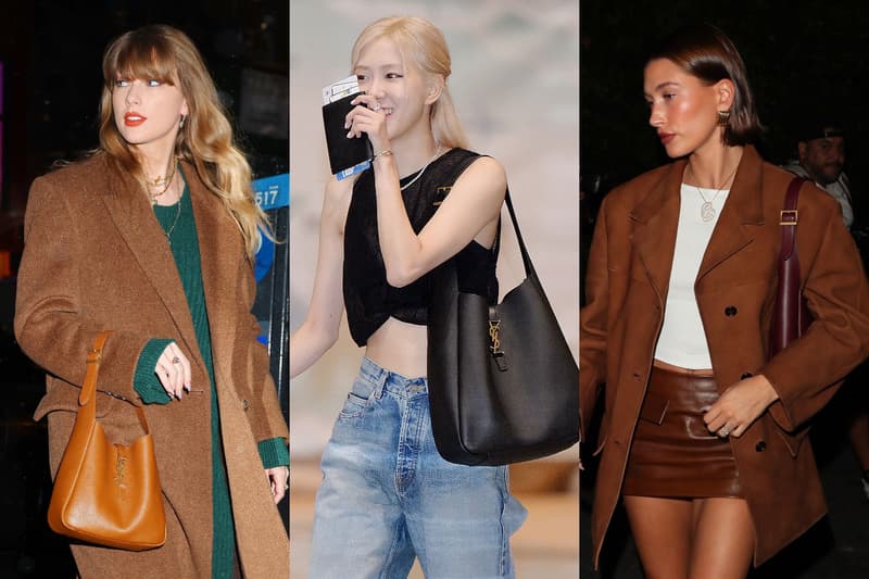 Saint Laurent 手袋 Rosé Taylor Swift Hailey Bieber 水原希子 Handbag Lily Collins Miley Cyrus 水桶包 Bucket Bag Le 5 À 7