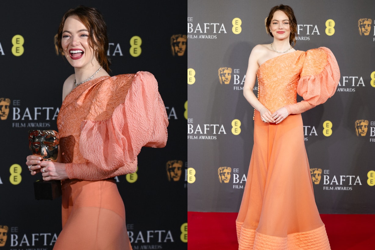 英國電影學院獎 BAFTAs 紅地毯 Red Carpet 奧本海默 Emma Stone 可憐的東西 GUCCI Louis Vuitton Miu Miu Chanel Cartier Margot Robbie Giorgio Armani Loewe Valentino Dua Lipa 