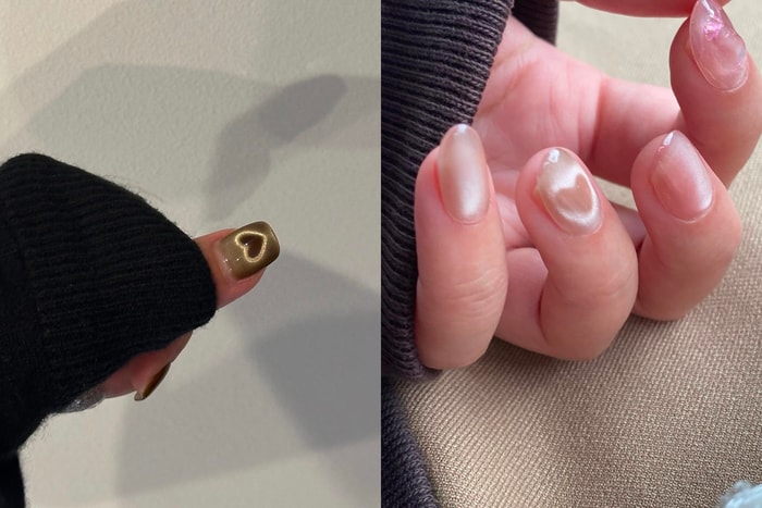 美甲師認證,最近很流行:可愛又迷人的「愛心貓眼」,女生都在做這款美甲造型!