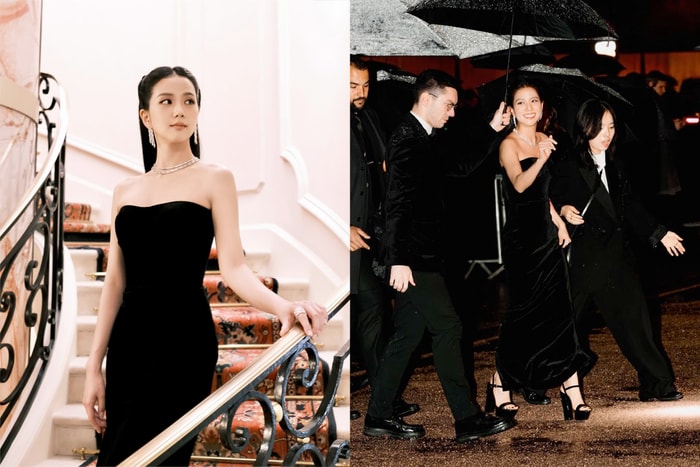 黑色小禮服總是經典：Cartier 巴黎宴會上：Jisoo 的仙氣美又衝上話題第一名！