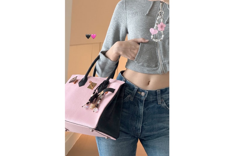 lisa Hermès birkin special order blackpink handbag