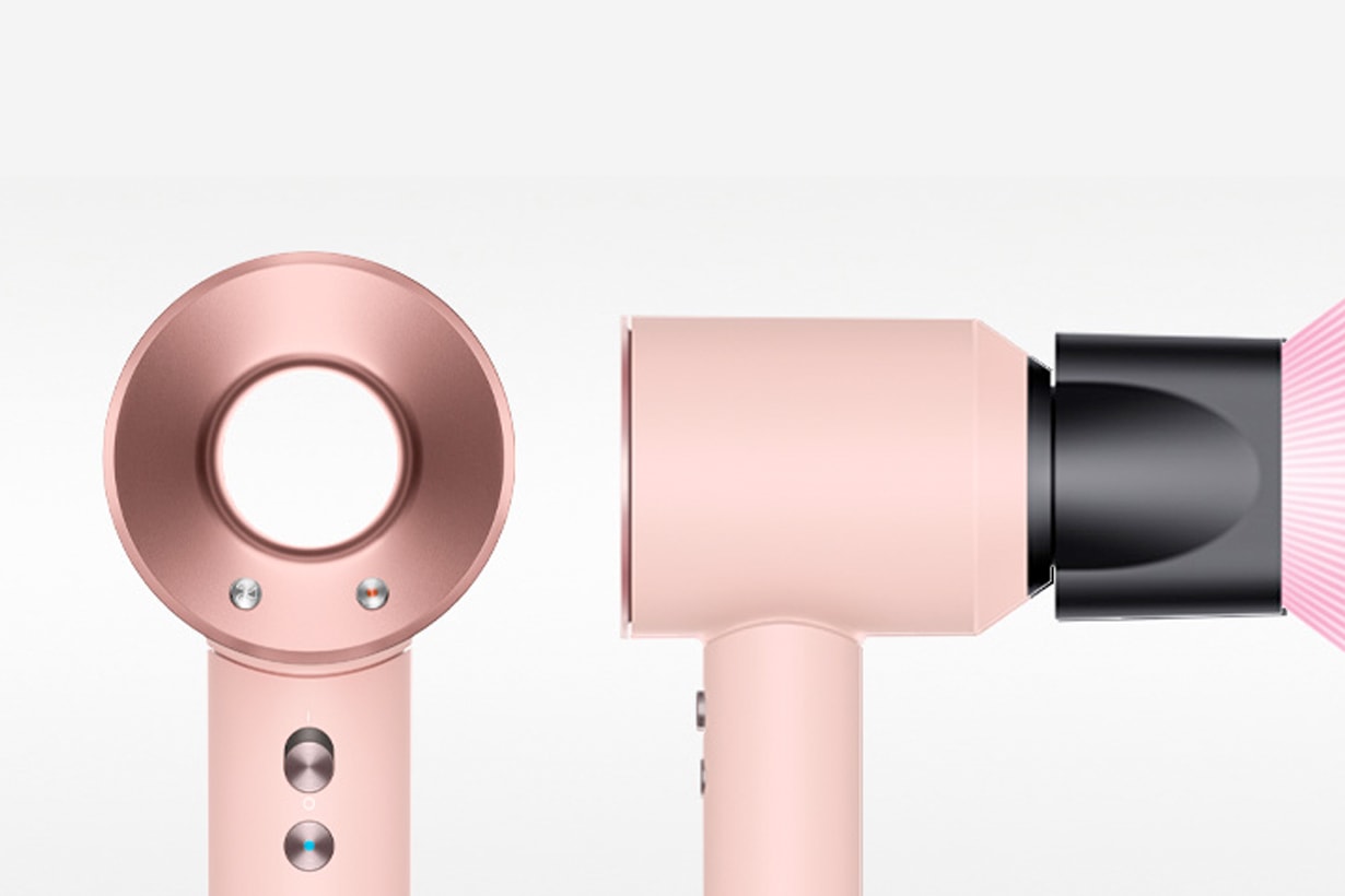 dyson pink supersonic airwrap sakura rose gold limited color