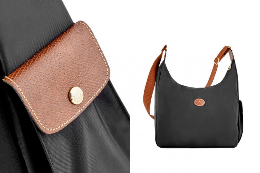 faye wong longchamp le pliage original hobo handbag