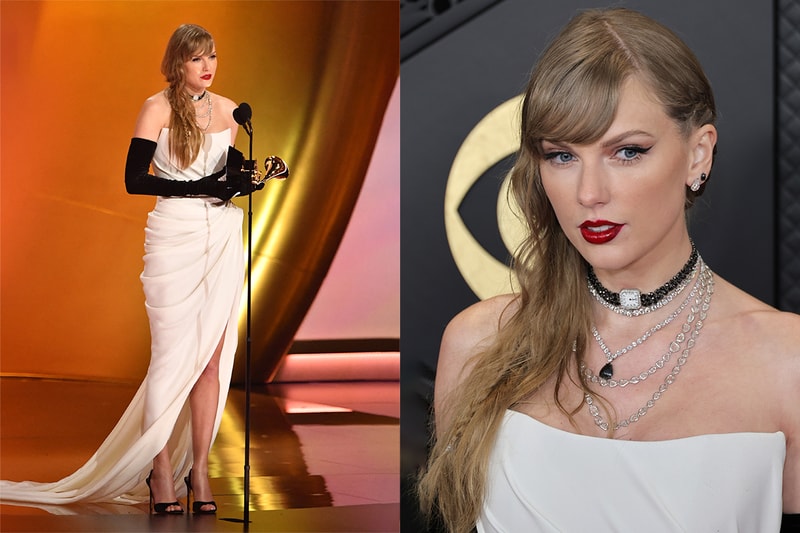 2024 葛萊美上，發現 Taylor Swift 穿搭藏了大彩蛋！手錶 Chocker 要流行起來了嗎？