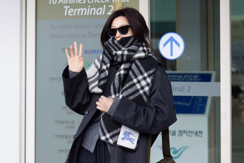 jun ji hyun burberry styling fashion tips airport 