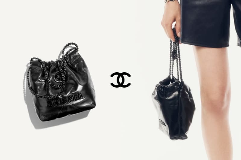 chanel 22 all black mini handbags 2024 spring summer pre-collection price so black
