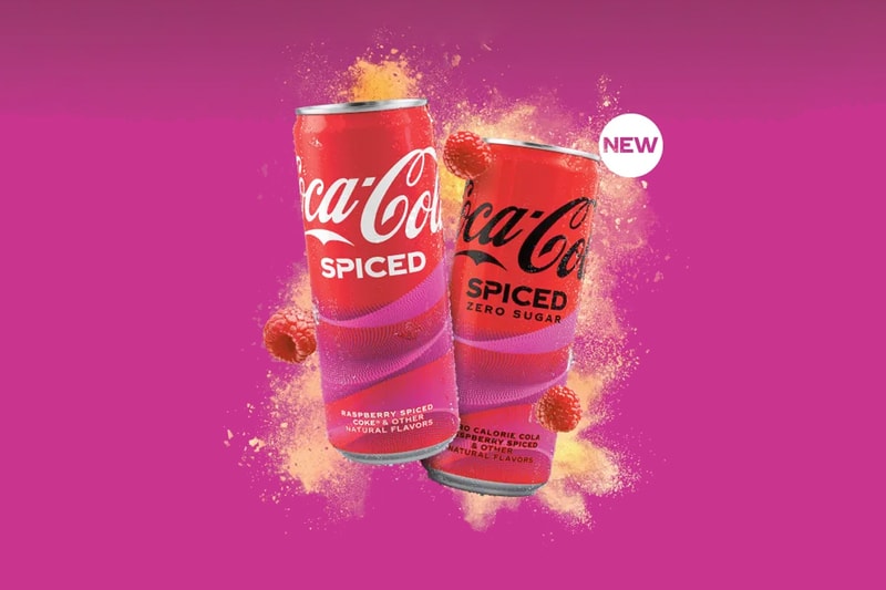 coca-cola spiced new flavor rasberry fresh