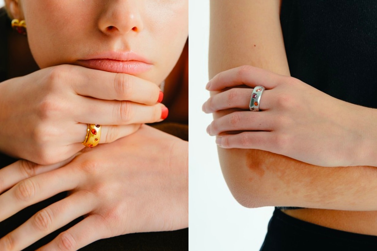 Whim Stone Embed Ring Jewelry
