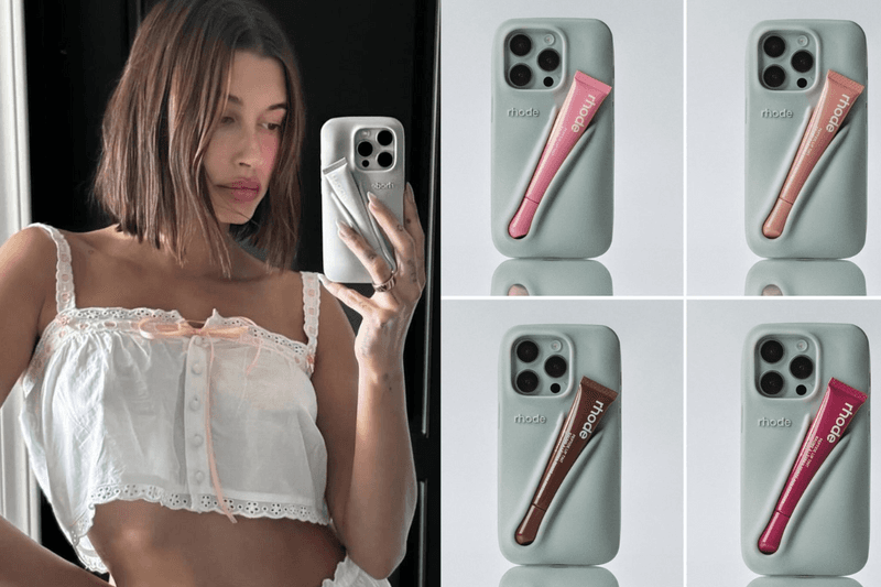 Hailey Bieber Rhode lipstick iphone case