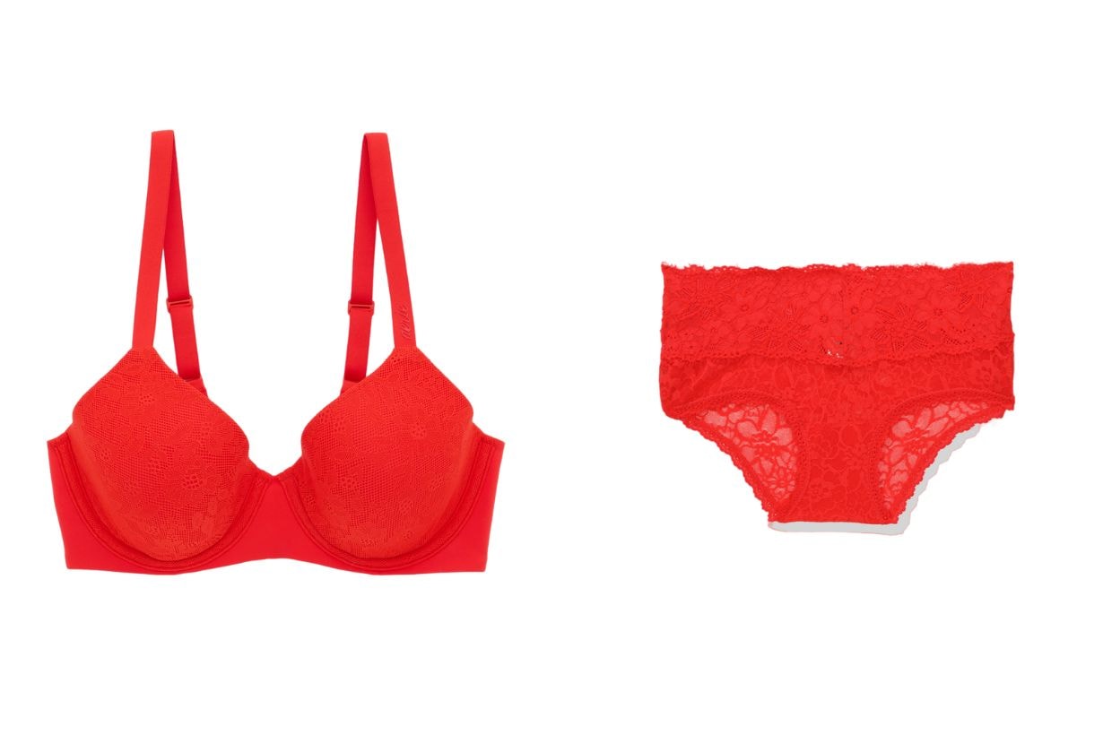 Chinese new year red makeup outfits