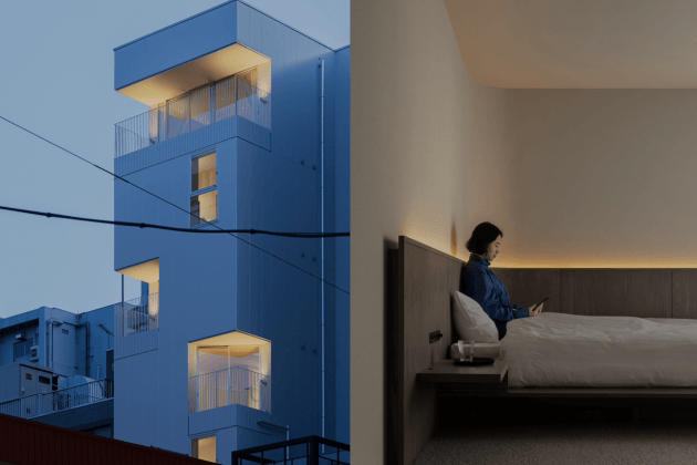 the hotel in japan can sunbathe while lying in your room