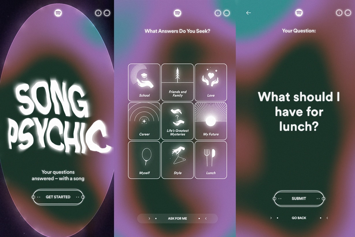 打開 spotify 讓它幫你「通靈」一下!對生活感到困惑?覺得迷惘?快來試試新功能
