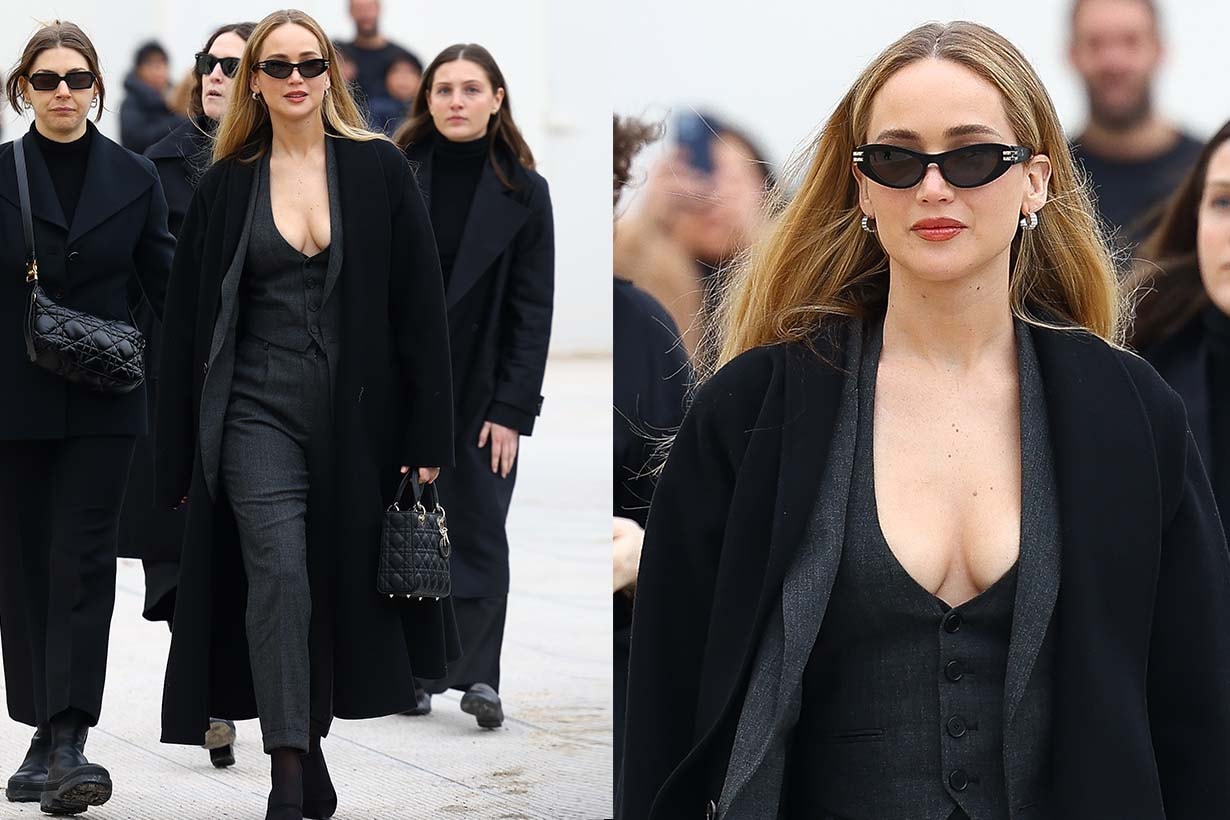 PFW Dior 2024 FW Jennifer Lawrence Paris Fashion Week