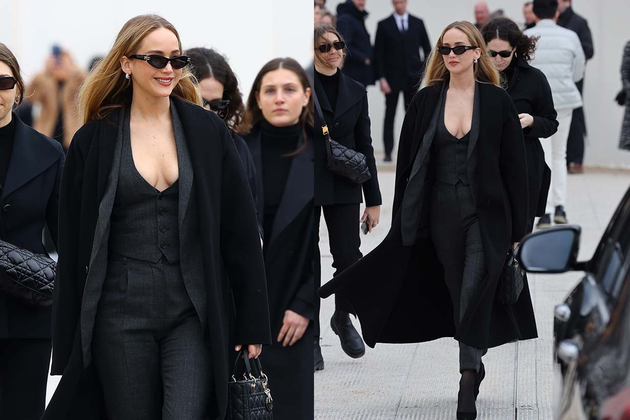 PFW Dior 2024 FW Jennifer Lawrence Paris Fashion Week