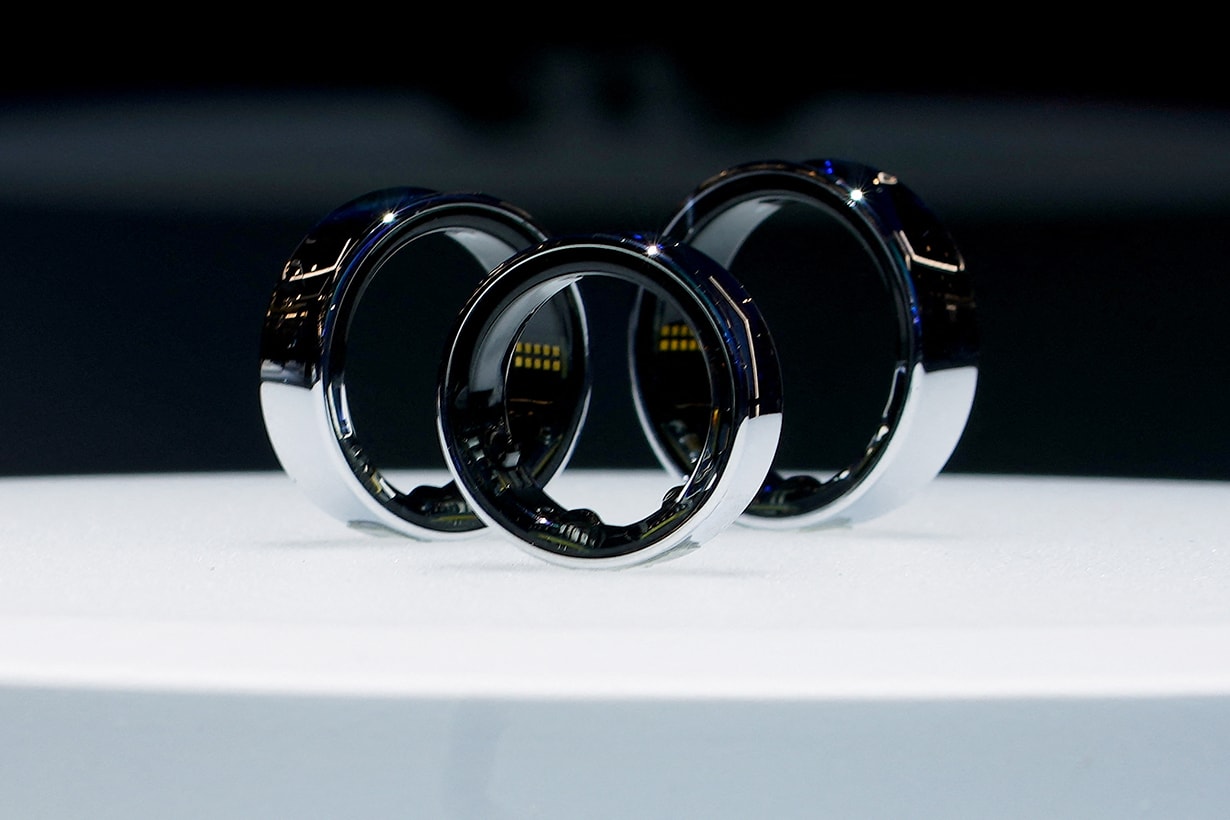 Samsung Galaxy ring displayed Mobile World Congress
