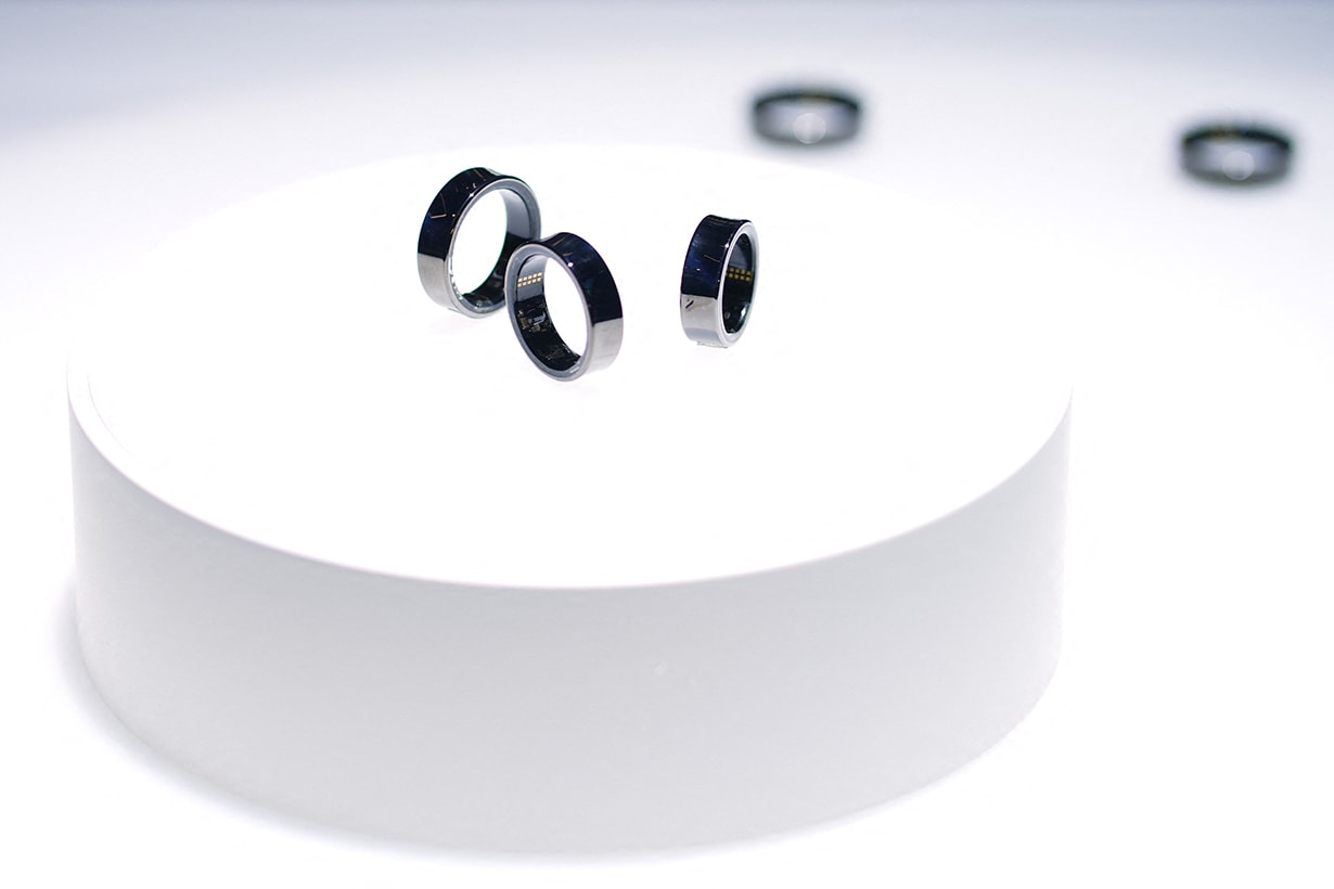 Samsung Galaxy ring displayed Mobile World Congress