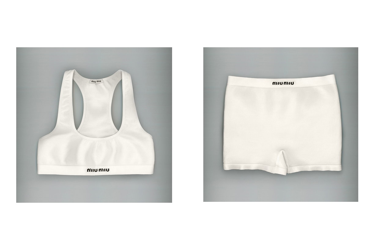 Miu Miu 2024 underwear collection