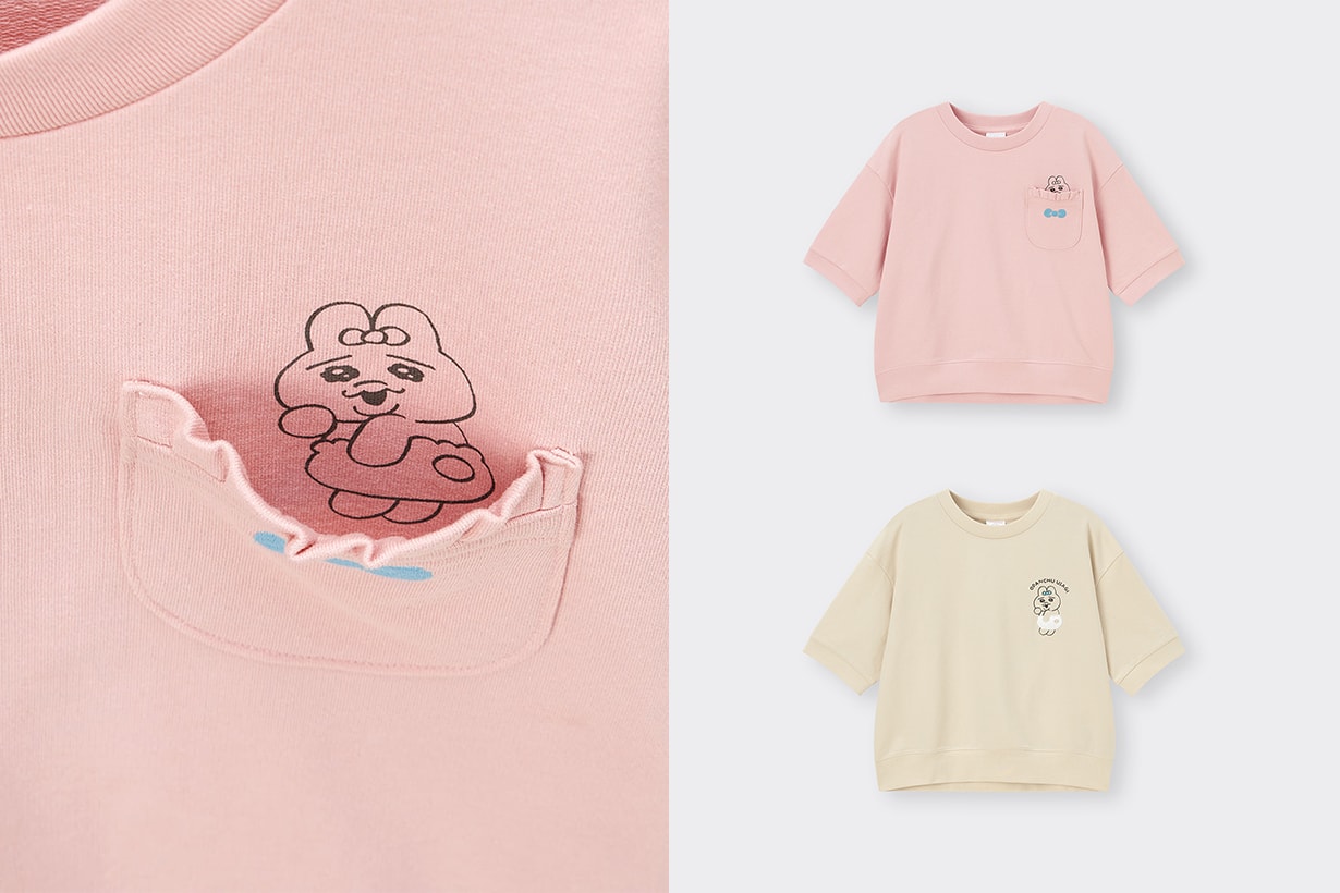 GU x Opanchu Usagi mini bag T-shirt Headband Bracelet 2024 info