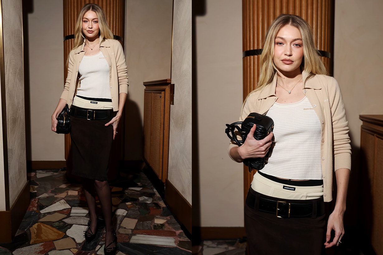 Gigi Hadid Srteet Style Miu Miu Arcadie