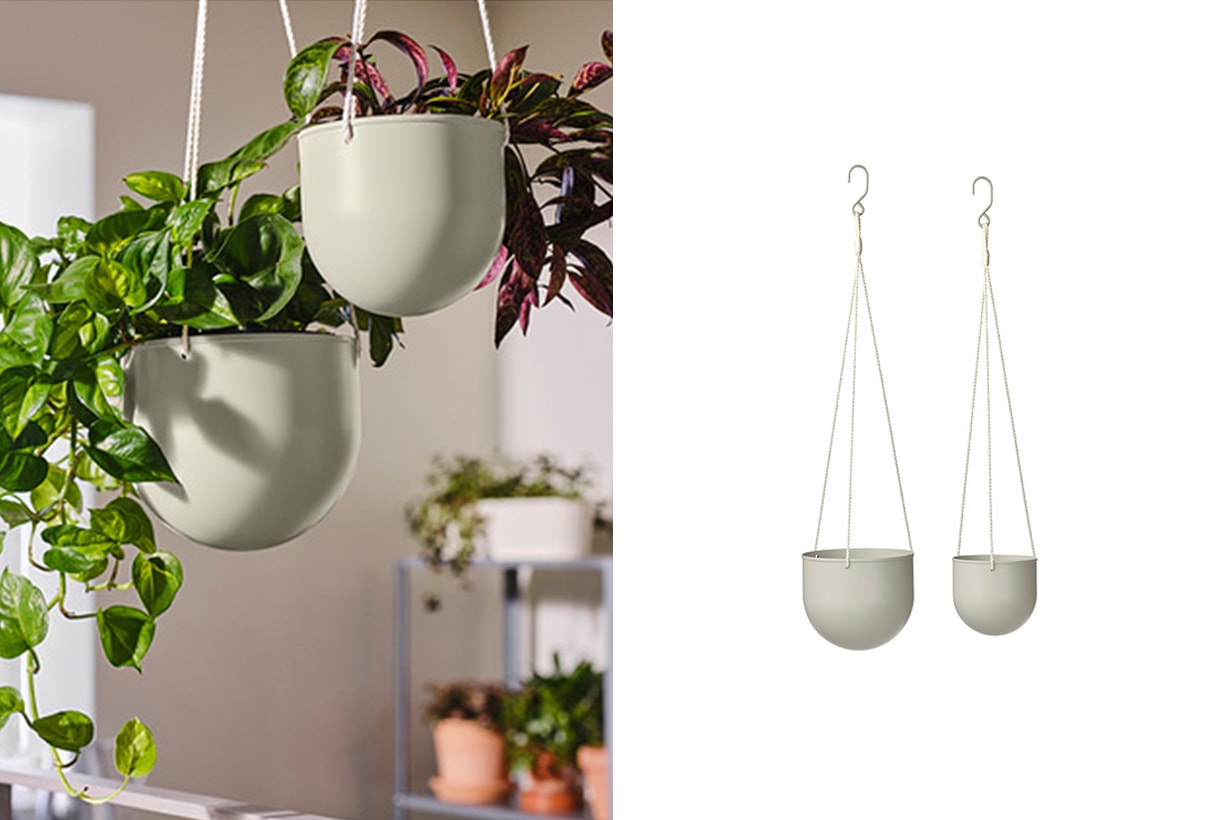 IKEA DAKSJUS 12 green decoration plant pots