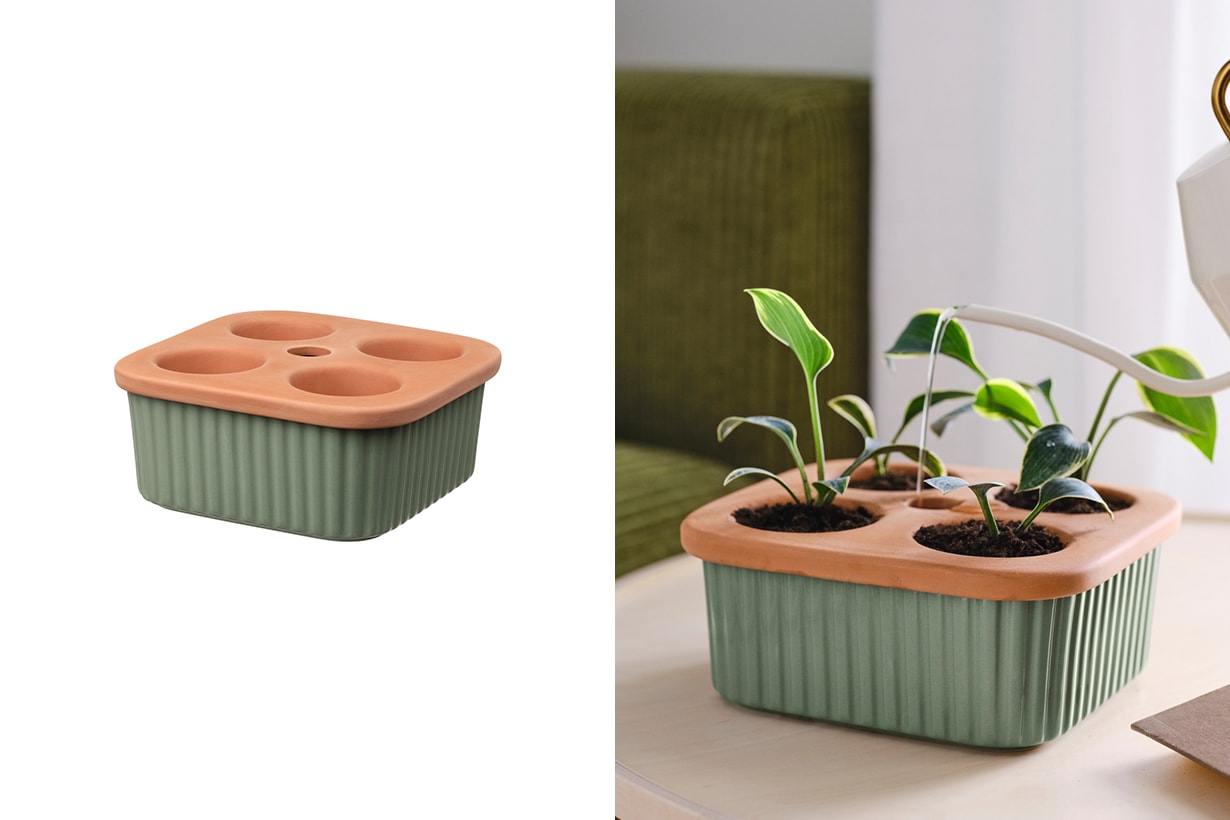 IKEA DAKSJUS 12 green decoration plant pots