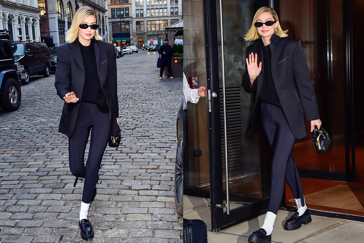 Gigi Hadid New Haircut 2024 spring Blonde Bob
