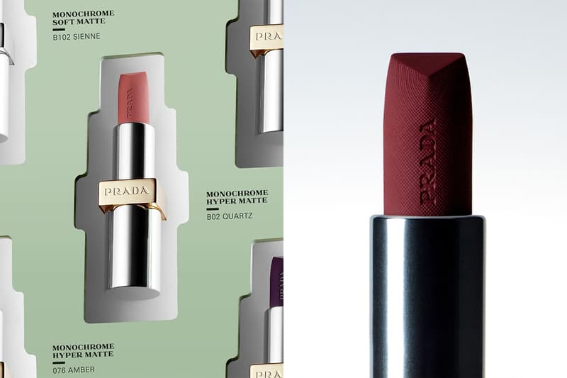 Prada Beauty Monochrome Hyper Matte Soft Matte lipstick Japan release